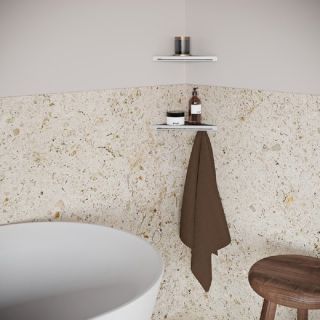 Полка алюминиевая Ravak Slim C 29 см угловая X07P576